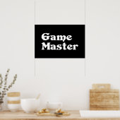 Spel Meester Poster (Keuken)