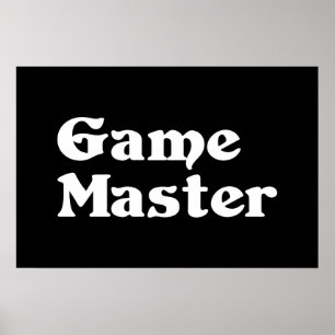 Spel Meester Poster