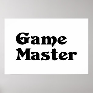 Spel Meester Poster