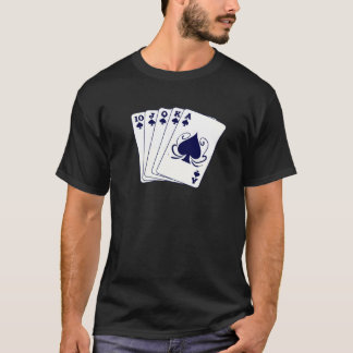 Spel met pokerkaarten t-shirt