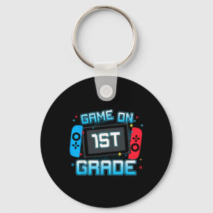Spel op 1e klas Gamer Terug naar School Boys Kinde Sleutelhanger