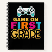 Spel op eerste klas notitieboek (Voorkant)