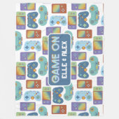 Spel op fleece deken (Voorkant)