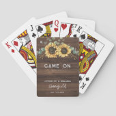 Spel op huwelijksgunsten pokerkaarten (Achterkant)