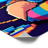 Spel op papa bank Gaming Digitale Print (Hoek)