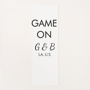 Spel op voeg paar naam bruiloft partij plaats g yogamat