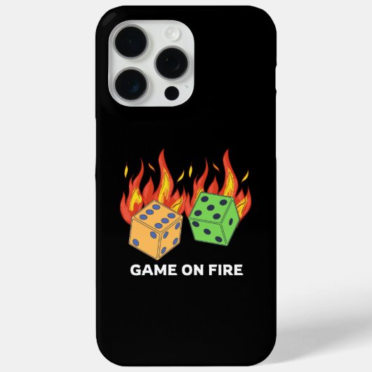 Spel op vuur Case-Mate iPhone case (Achterkant)