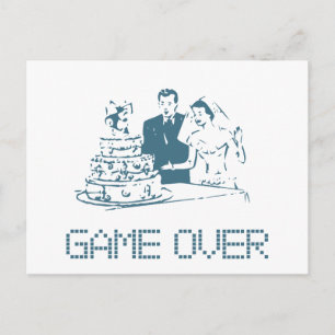 Spel over (huwelijk) briefkaart