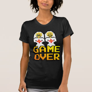 Spel over huwelijk (lesbisch, 8-bits) t-shirt