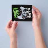 Spel over Terug naar school Grappige eerste dag sc Flyer (Hand)