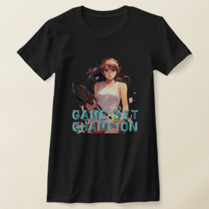 Spel, Set, Kampioen: Tennis T-shirt