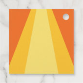 Spel Show Nacht Party Favor Labels (Achterkant)