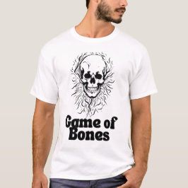Spel van Botten Skull Thrones Parodie Grappig T-shirt