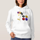 Spel van Croquet Vrouwen Hoodie (Voorkant)