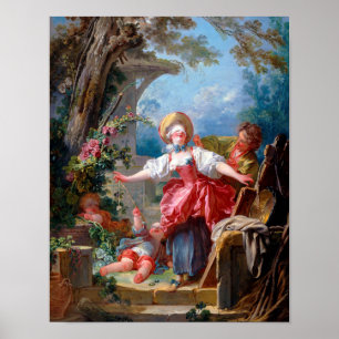 Spel van Label, Fragonard Poster