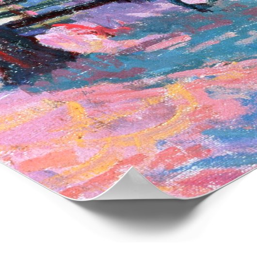 Spel van Tennis Poster (Hoek)