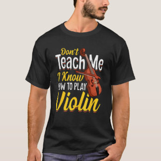 Spel Violin Violins Player Music Violinist Graph T-shirt