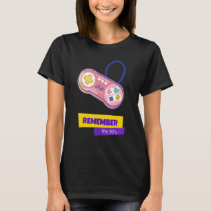  spelconsole 80s 90s Retro Party Fancy dre T-shirt