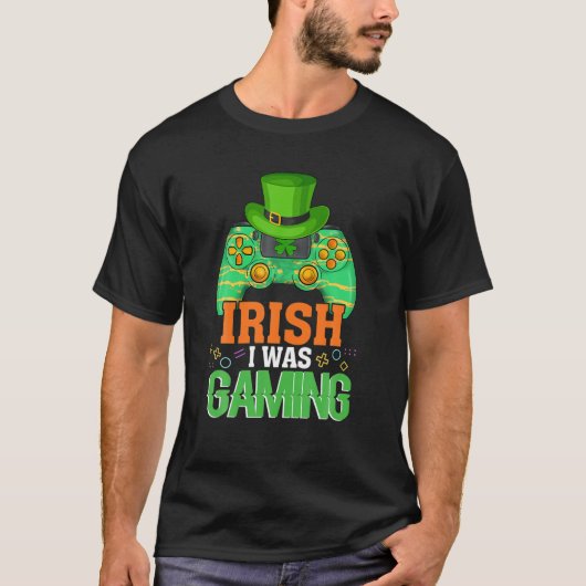 spelcontroller Iers dat ik smakelijk speelde T-shirt (Voorkant)