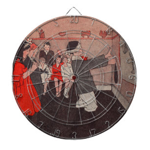 Speld de staart aan de ezel Vintage Kinderen Dartbord