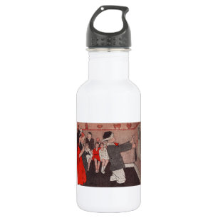 Speld de staart aan de ezel Vintage Kinderen Waterfles