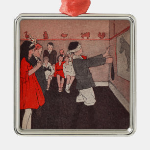 Speld de staart Ezel Vintage Kinderen Metalen Ornament