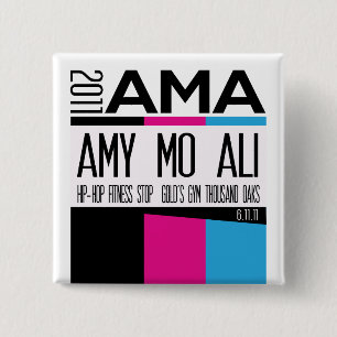 SPELD HHFS AMA 2011 VIERKANTE BUTTON 5,1 CM