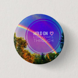 SPELD RAINBOW RONDE BUTTON 3,2 CM