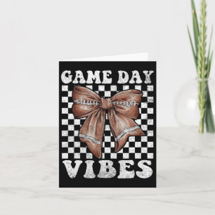 Speldag Sfeer Coquette Strik Football Mama Voetbal Kaart