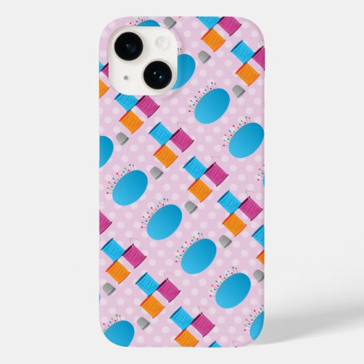 Speldkussen en draadnaaien Case-Mate iPhone case (Achterkant)