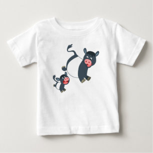 Spelen Belted Galloway Koe & Kalf Baby T-shirt