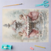 Spelen bij de fontein tissuepapier (Craft)