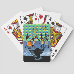 Spelen Card Deck Afrikaanse vrouwen Pokerkaarten