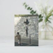 Spelen in Montmartre Briefkaart (Staand voorkant)