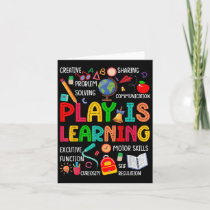 Spelen is leren kleuterschool kleuterjuf Li Kaart