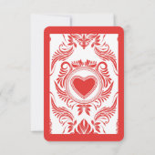 Spelen Kaart Las Vegas Wedding QR-code (Achterkant)