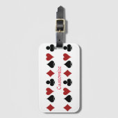 Spelen Kaart Suits Thunder_Cove Bagagelabel (Voorkant (verticaal))