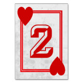  spelen Kaart tafel nummers (No.2) (Voorkant)