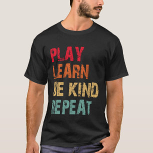 Spelen Leren Wees aardig Herhaal Geen pesters Kies T-shirt