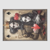 Spelen met Hearts Decoupage Tissuepapier (Voorkant)