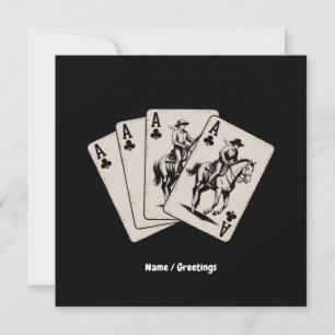 Spelen Poker-Kaart Westerne Country Girl Trendy Kaart