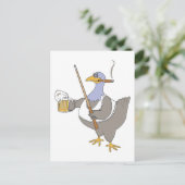 Spelen van poolhaai briefkaart (Staand voorkant)