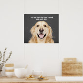 SPELEN VIJF DAGEN PER WEEK POSTER (Keuken)