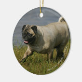 Spelend nabij water keramisch ornament (Links)