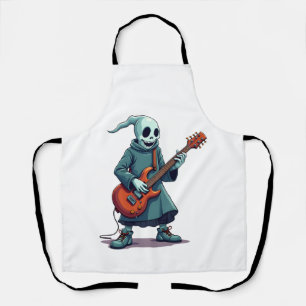Spelende spookgitaar � Griezige muziek Halloween T Schort