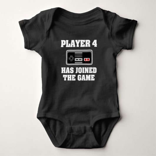 Speler 4 heeft zich aangesloten bij de game - Baby Romper (Voorkant)
