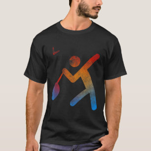 Speler Badminton Kampioen T-shirt Spelen Cadeau Ra