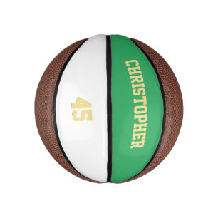 Speler Club Team Naam Nummer Aangepaste Monogramme Basketbal