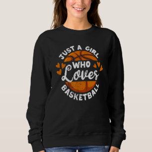 Speler Girls is gewoon een meisje dat van Basketba Trui