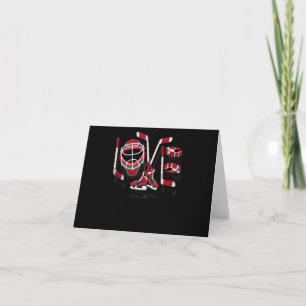 Speler Goalie Ice Hockey Heart Apparel Kaart